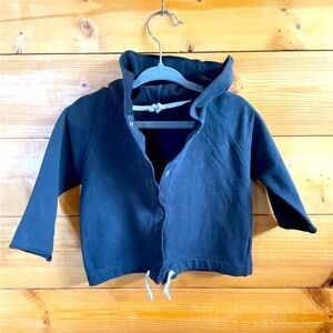 Gray label organic cotton hoodie